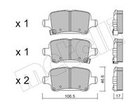 Bremsbelagsatz, Scheibenbremse