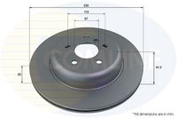 Disc frana COMLINE, Cod: ADC5033VL