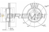 Спирачен диск CD6258V BREMSI