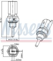 NISSENS Sensor, koelvloeistoftemperatuur 6