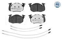комплект спирачно феродо, дискови спирачки