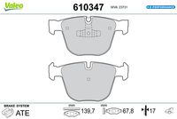 Bremsbelagsatz, Scheibenbremse