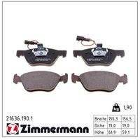 комплект спирачно феродо, дискови спирачки