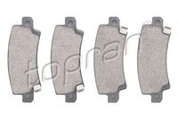 комплект спирачно феродо, дискови спирачки