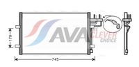 Condensator / Radiator aer conditionat AVA Clever Choice, Cod: FDA5367