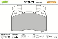 Bremsbelagsatz, Scheibenbremse