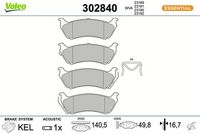 Bremsbelagsatz, Scheibenbremse