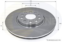 Disc frana COMLINE, Cod: ADC2601V