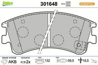 Bremsbelagsatz, Scheibenbremse