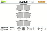 Bremsbelagsatz, Scheibenbremse
