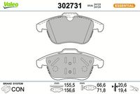 Bremsbelagsatz, Scheibenbremse
