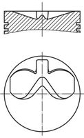 Thumbnail - Zuiger - 1017301 - MAHLE
