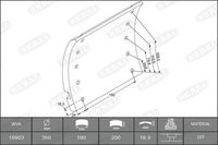BERAL Remvoeringsset, trommelrem 2