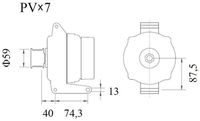 Thumbnail - Dynamo / alternator - MG1063 - MAHLE