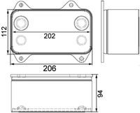 Thumbnail - Oliekoeler, motorolie - CLC63000P - MAHLE
