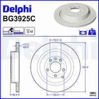 Disc frana DELPHI, Cod: BG3925C