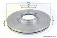 Disc frana COMLINE, Cod: ADC0702V