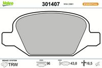Bremsbelagsatz, Scheibenbremse