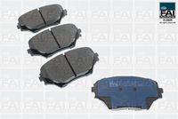 Комплект спирачно феродо, дискови спирачки FPBP166 FAI AutoParts