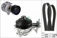 Pompa apa + Set curea transmisie cu caneluri Schaeffler INA, Cod: 529 0605 30