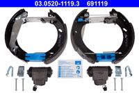 комплект спирачна челюст