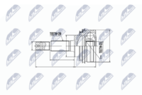 каре комплект, полуоска