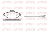 комплект спирачно феродо, дискови спирачки