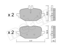 Bremsbelagsatz, Scheibenbremse
