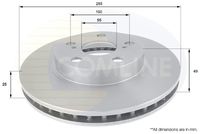 Disc frana COMLINE, Cod: ADC0175V