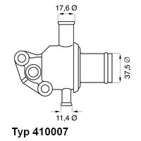 Thermostat, Kühlmittel