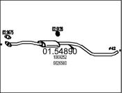 Mittelschalldämpfer