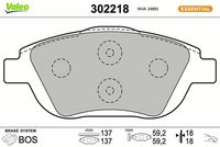 Bremsbelagsatz, Scheibenbremse