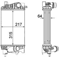 Thumbnail - Intercooler, inlaatluchtkoeler - CI262000P - MAHLE