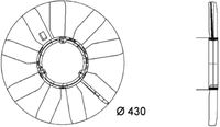 Thumbnail - Koelventilatorwiel - CFW28000P - MAHLE