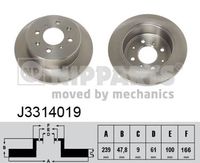 Disc frana NIPPARTS, Cod: J3314019