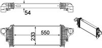 Thumbnail - Intercooler, inlaatluchtkoeler - CI238000P - MAHLE