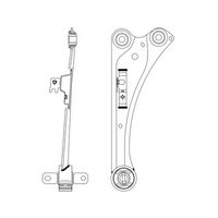 носач, окачване на колелата