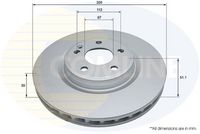 Disc frana COMLINE, Cod: ADC1676V