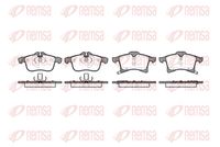 комплект спирачно феродо, дискови спирачки