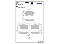 комплект спирачно феродо, дискови спирачки