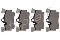 комплект спирачно феродо, дискови спирачки