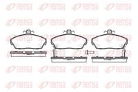 комплект спирачно феродо, дискови спирачки