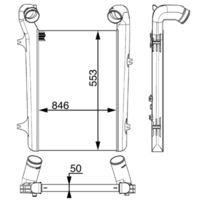 Thumbnail - Intercooler, inlaatluchtkoeler - CI93001P - MAHLE