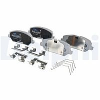 комплект спирачно феродо, дискови спирачки