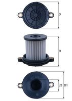 Hydraulikfilter, Automatikgetriebe Hydraulikfilter, Automatikgetriebe