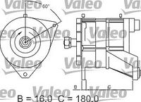 Generator / Alternator VALEO, Cod: 436582
