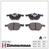 комплект спирачно феродо, дискови спирачки