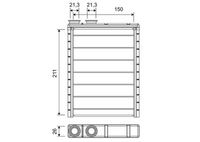 Wärmetauscher, Innenraumheizung