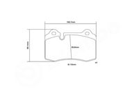 BREMBO High performance remblokkenset 3