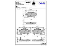 комплект спирачно феродо, дискови спирачки
